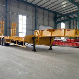 80 Ton Gooseneck Lowboy Trailer For Sale in Uganda