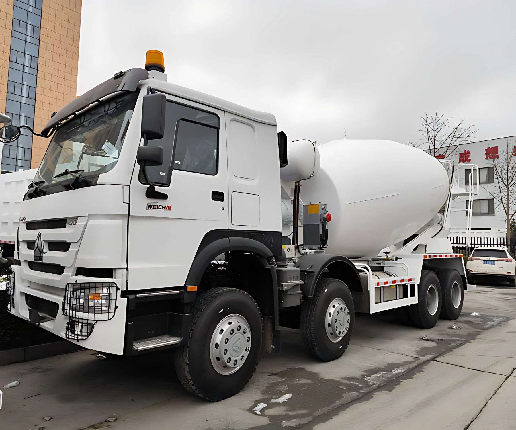 HOWO concrete mixer truck (2)