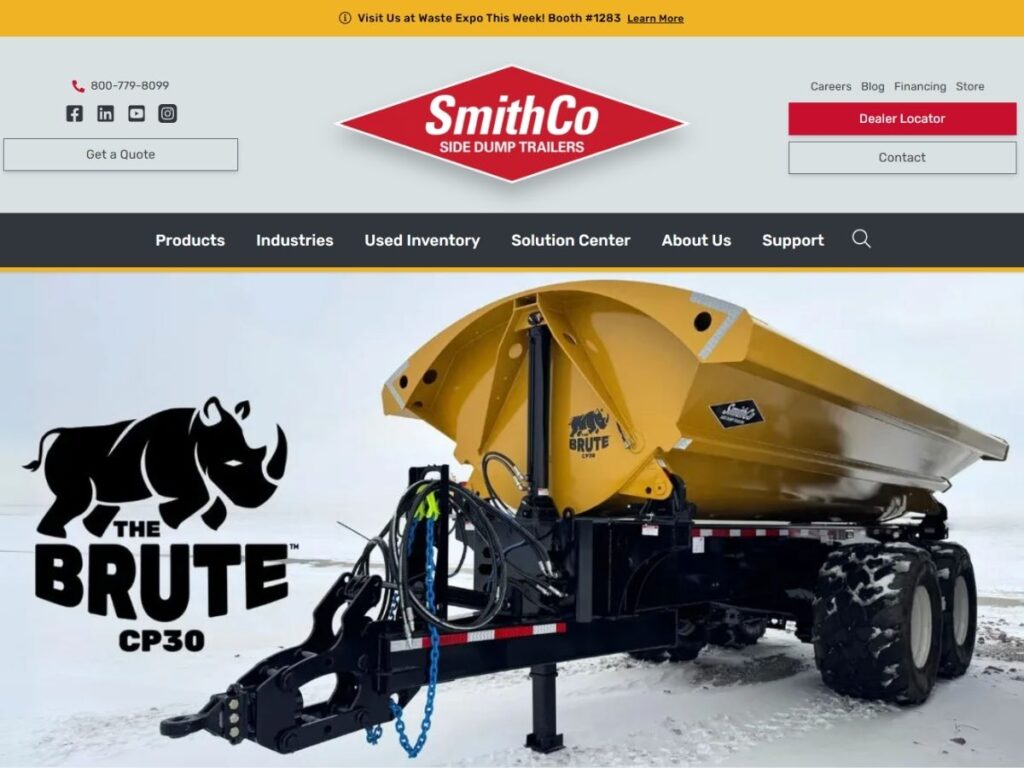 Top 7 Side Dump Trailer Manufacturers 1 Top 7 Side Dump Trailer Manufacturers 1