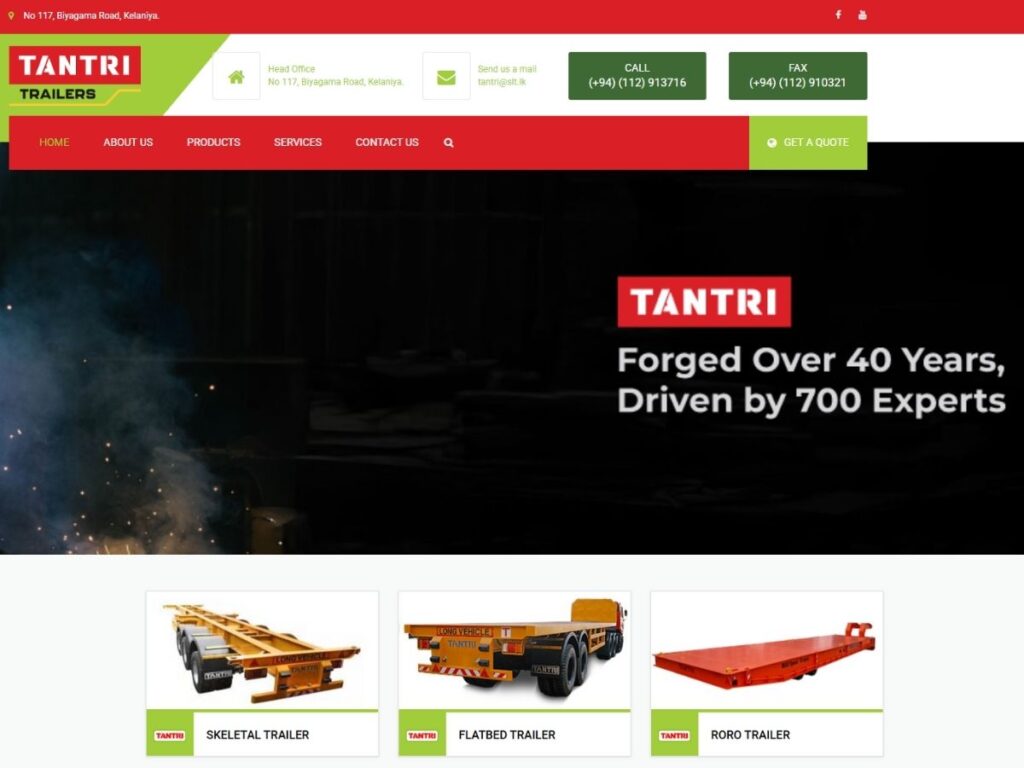 Top 6 Tractor Trailer Manufacturers in Sri Lanka 1 Top 6 Tractor Trailer Manufacturers in Sri Lanka 1